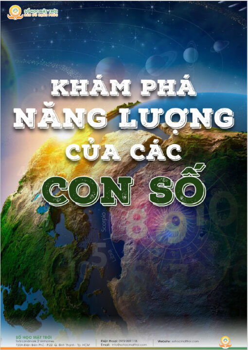 Sách “Năng lượng các con số – Số Học Mặt Trời” Khổ A4