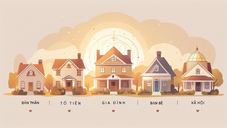 5 ngôi nhà tâm thức