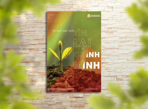 Tranh Số Học Mặt Trời, Tìm Lại Chính Mình, kích thước 40x60cm